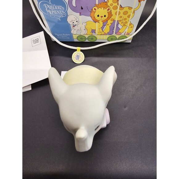 Precious Moments 15970 May Your Birthday be Gigantic Train Age 4 Elephant In Box - Picture 7 of 16